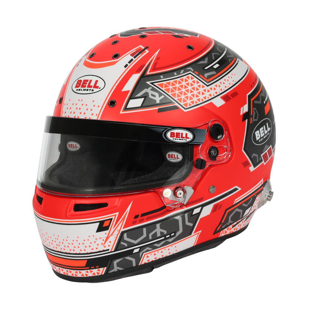 BELL 1310B81 Full-Face Helmet RS7 Pro Stamina HANS, Anthracite / Aquamarine, FIA 8859-2024 / SA2020, Size 54 (6 3/4) Photo-0 