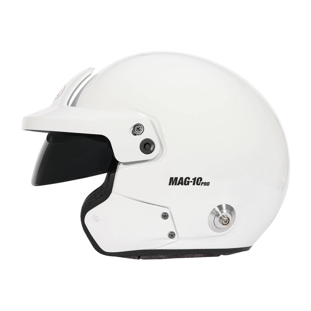BELL 1346114 Open-Face Helmet MAG-10 HANS, White, FIA 8859-2024 / SA2020, Size 57 (7 1/8) Photo-4 