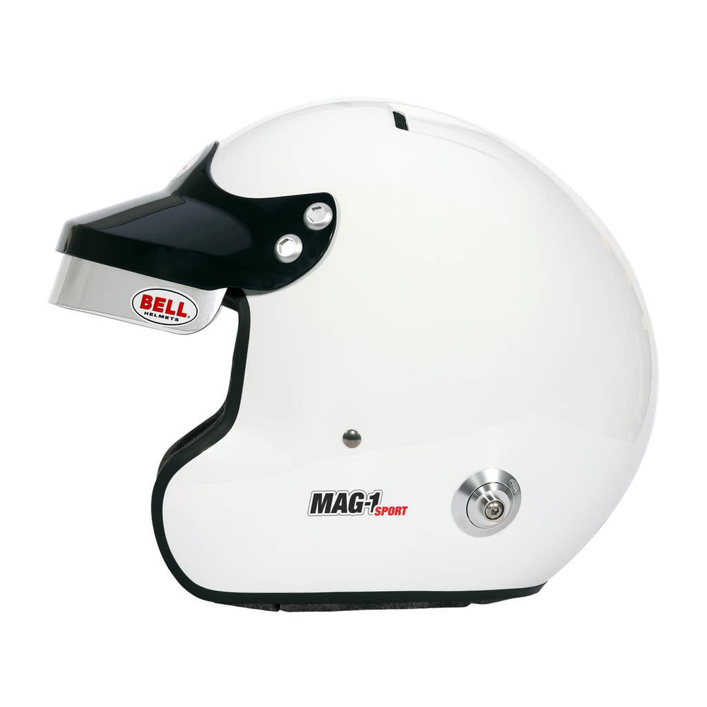 BELL 1426083 Open-Face Helmet MAG-1 HANS, White, FIA 8859-2024, Size L (60-61) Photo-1 