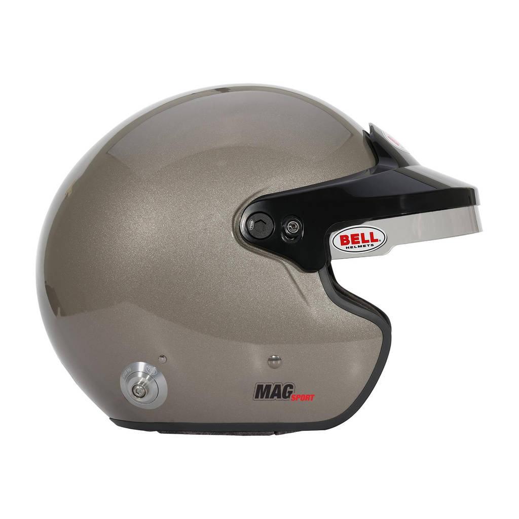 BELL 1435A72 Open-Face Helmet MAG, Titanium Silver, FIA 8859-2024, Size M (58-59) Photo-7 
