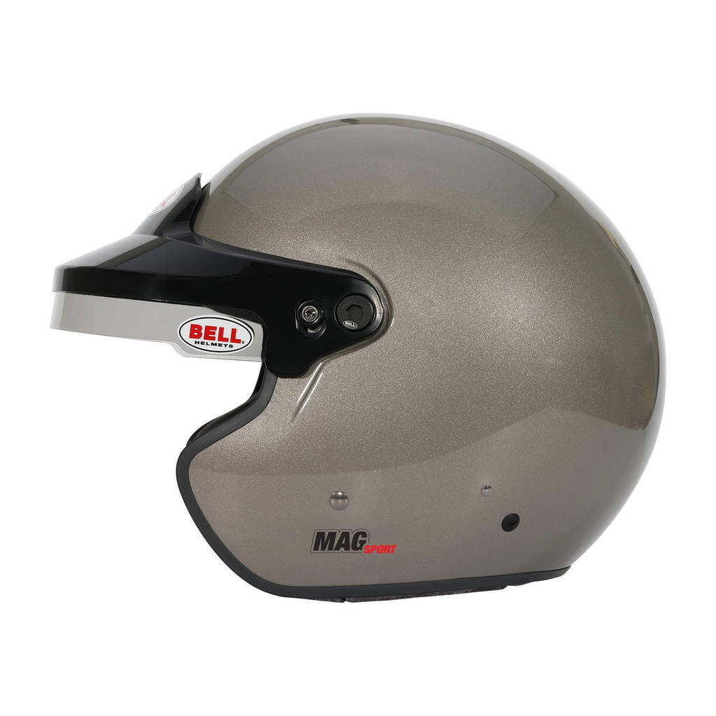 BELL 1435A84 Open-Face Helmet MAG HANS, Titanium Silver, FIA 8859-2024, Size XL (61-61+) Photo-11 