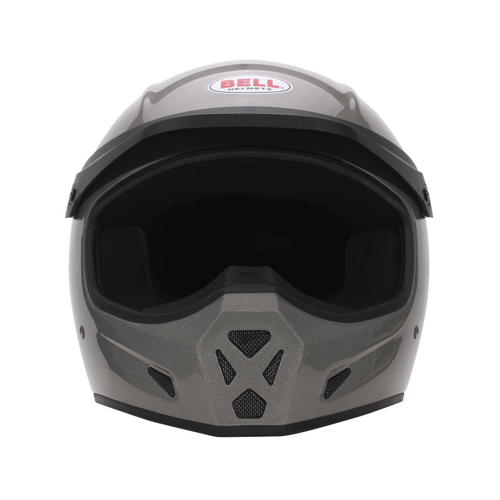 BELL 1453052 Full-Face Helmet X-1 Rally HANS, Titanium Silver, FIA 8859-2024, Size M (58-59) Photo-3 