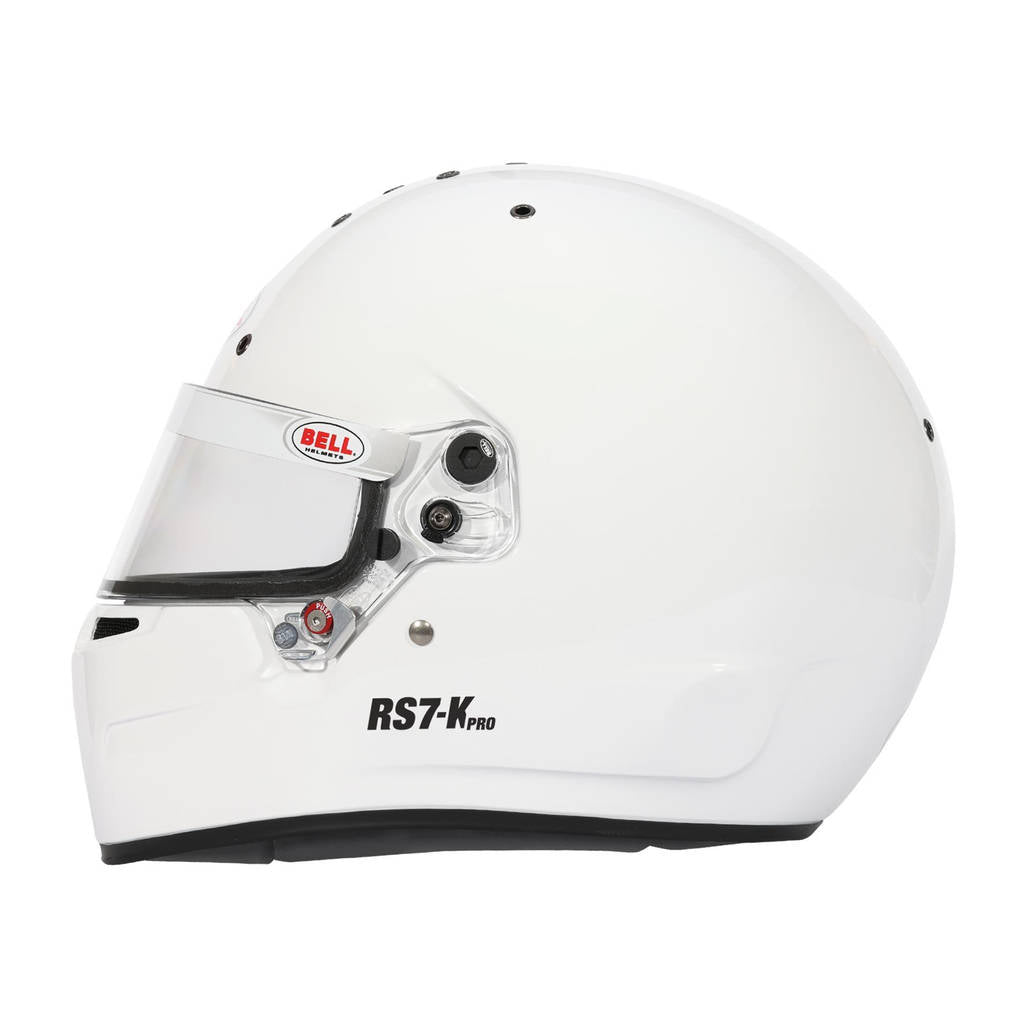 BELL 1310C13 Karting Helmet RS7-K, White, FIA 8878-2024 / K2020, Size L (60-61) Photo-4 