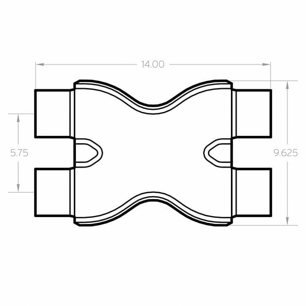 MAGNAFLOW 10792 Exhaust X-Pipe 3.00 inch Photo-1 