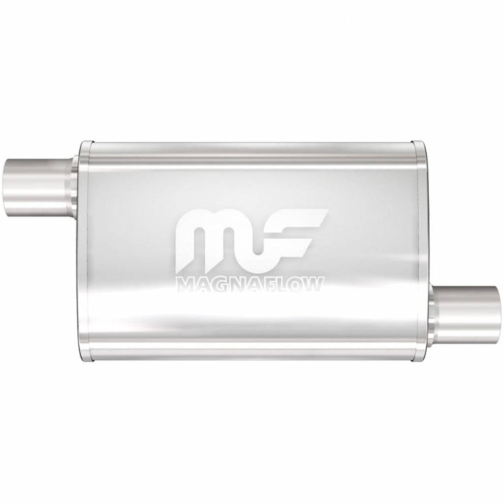 MAGNAFLOW 11265 Straight-Through Performance Muffler (2.25 inch Offset / Offset, Body 4x18x9) Photo-0 