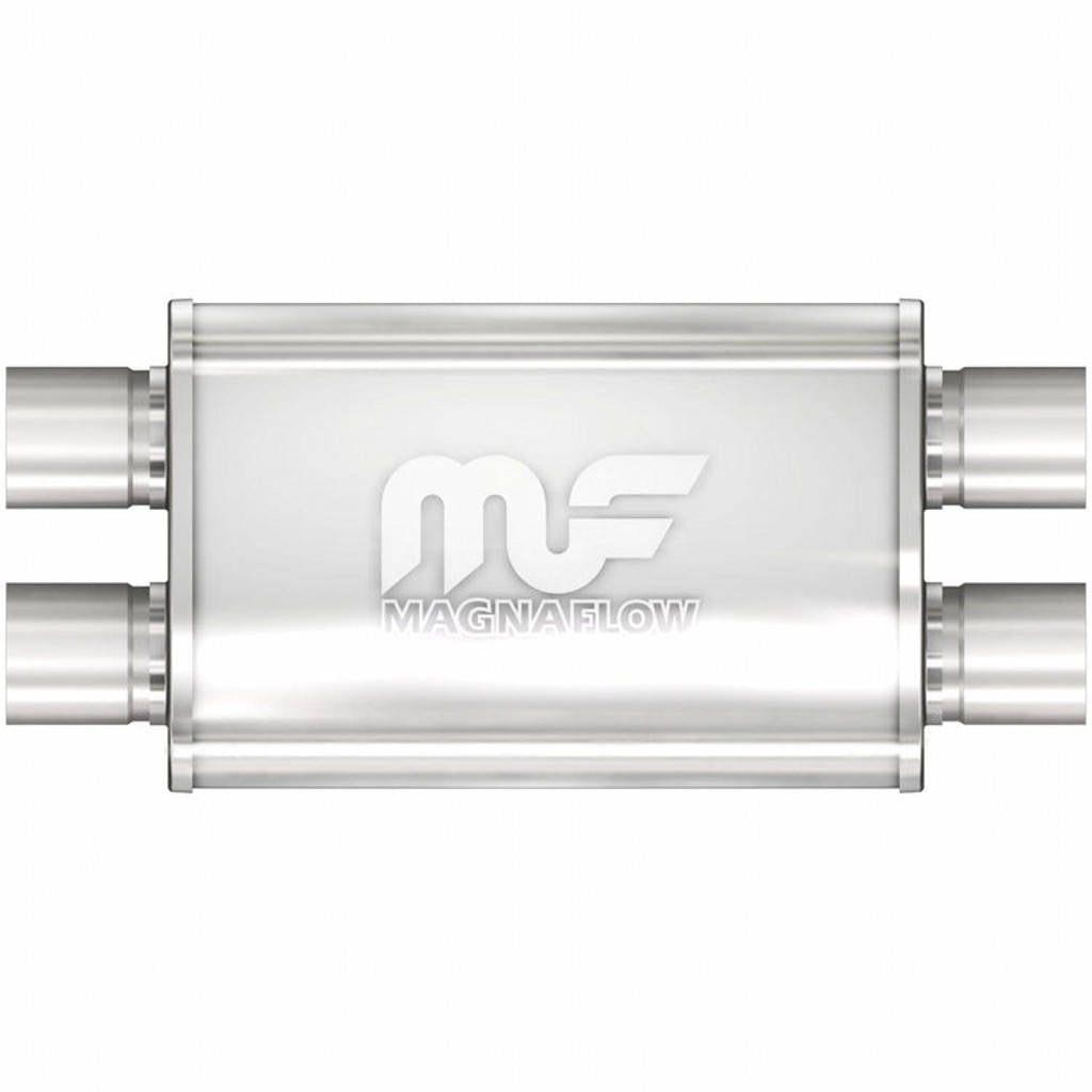 MAGNAFLOW 11378 Straight-Through Performance Muffler (2.25 inch Dual / Dual, Body 4x11x9) Photo-0 