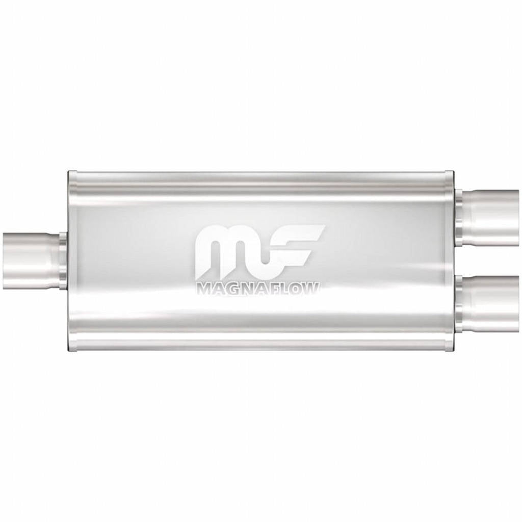 MAGNAFLOW 12278 Straight-Through Performance Muffler (3 / 2.25 inch Center / Dual, Body 5x18x8) Photo-0 