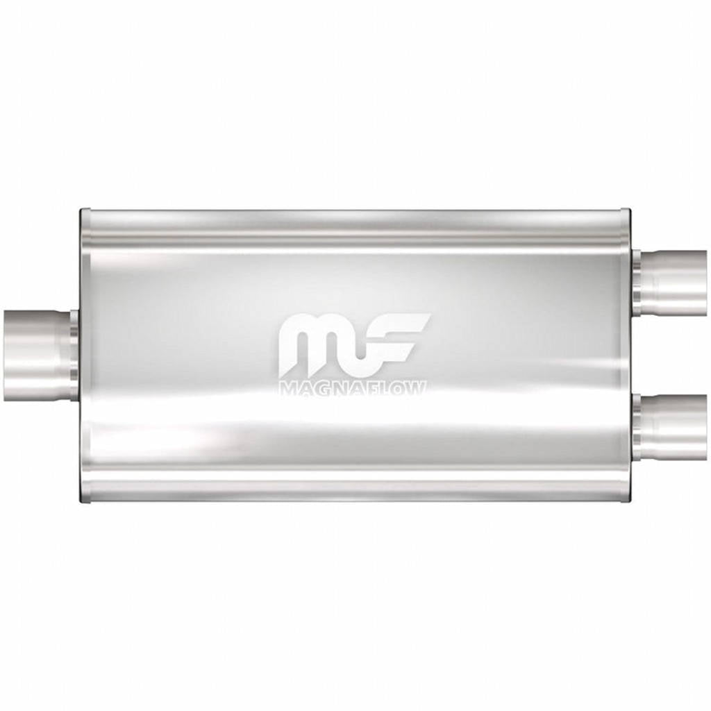MAGNAFLOW 12590 Straight-Through Performance Muffler (3 inch Center / Dual, Body 5x22x11) Photo-0 