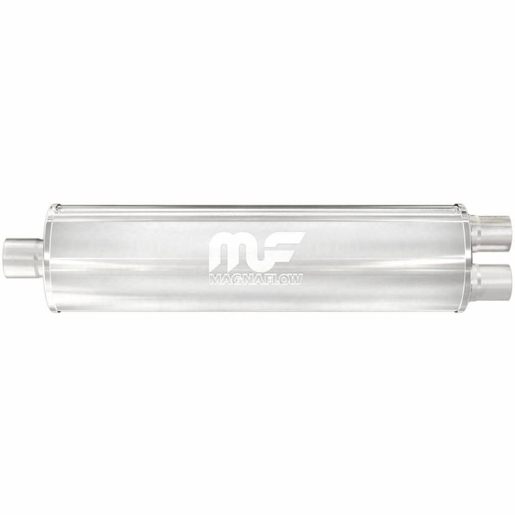 MAGNAFLOW 12763 Straight-Through Performance Muffler (3 / 2.5 inch Center / Dual, Body 7x24x7) Photo-0 