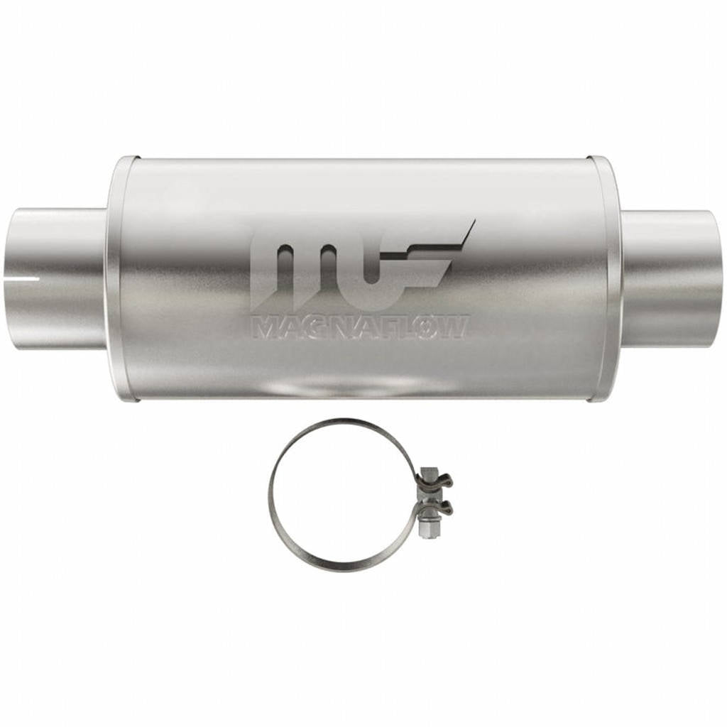 MAGNAFLOW 12775 Straight-Through Performance Muffler (4 inch Center / Center, Body 7x7x14) Photo-0 