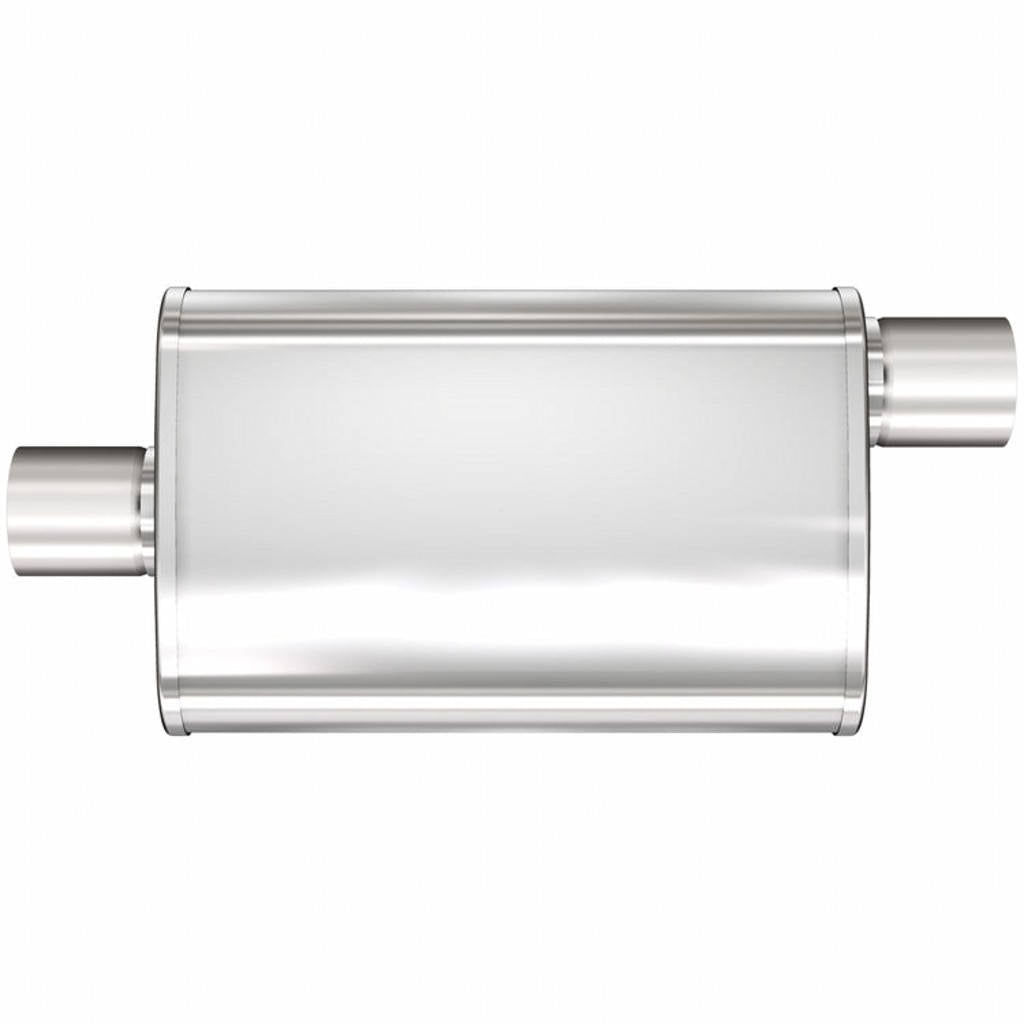 MAGNAFLOW 13256 Exhaust Muffler Multi-Chamber (2.5 inch Offset / Center / 4x18x9 Body) Photo-0 