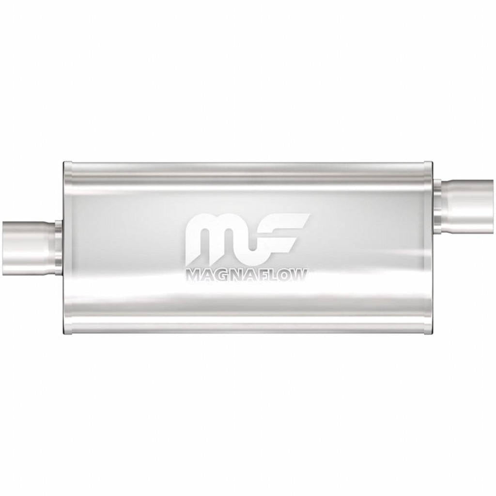 MAGNAFLOW 14229 Straight-Through Performance Muffler (3 inch Offset / Center, Body 5x14x8) Photo-0 