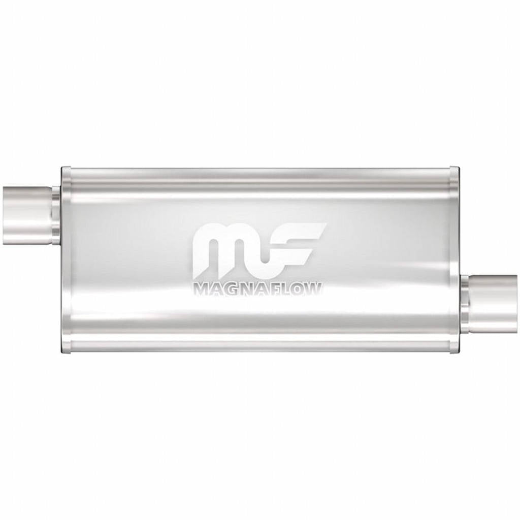 MAGNAFLOW 14236 Straight-Through Performance Muffler (2.5 inch Offset / Offset, Body 5x14x8) Photo-0 