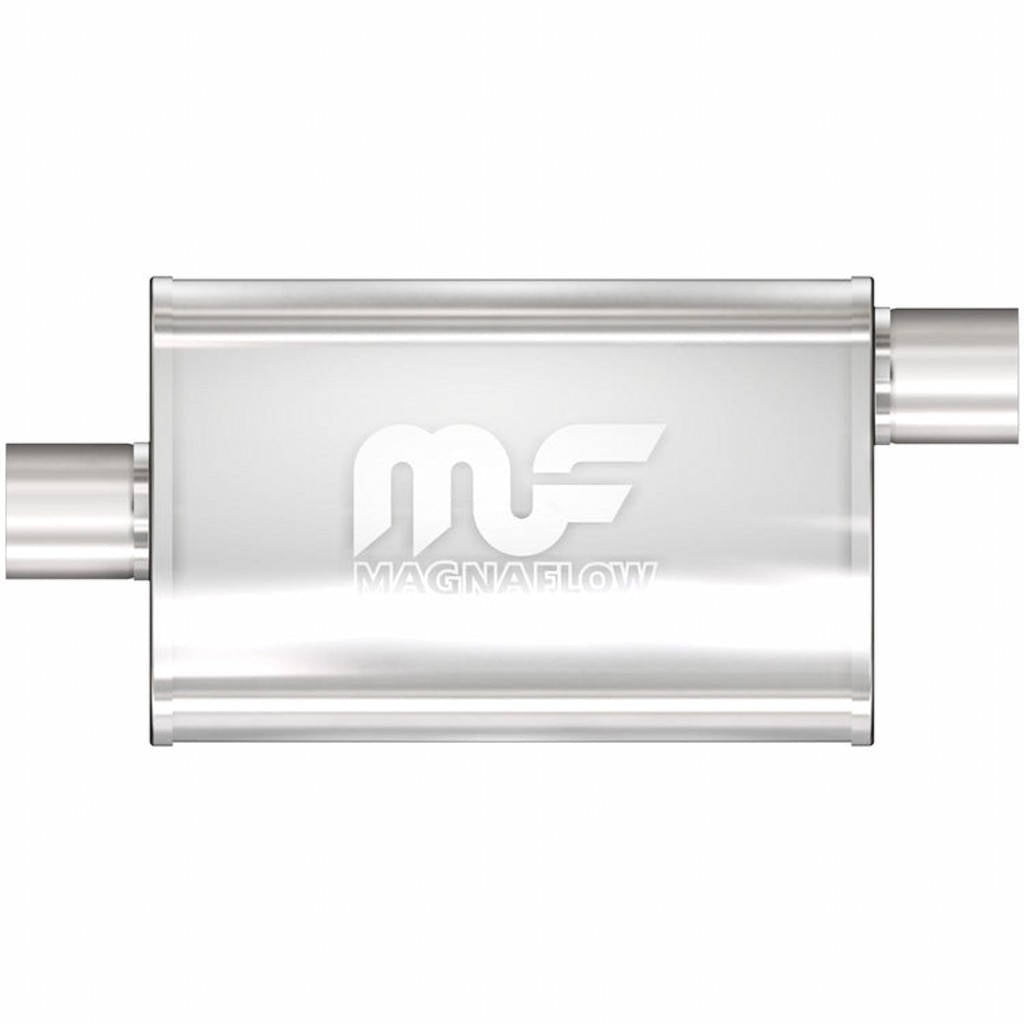 MAGNAFLOW 14329 Straight-Through Performance Muffler (3 inch Offset / Center, Body 4x14x9) Photo-0 