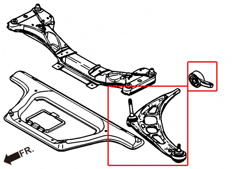 HARDRACE 6850-S CONTROL ARM BMW BMW E46 3'S Photo-1 