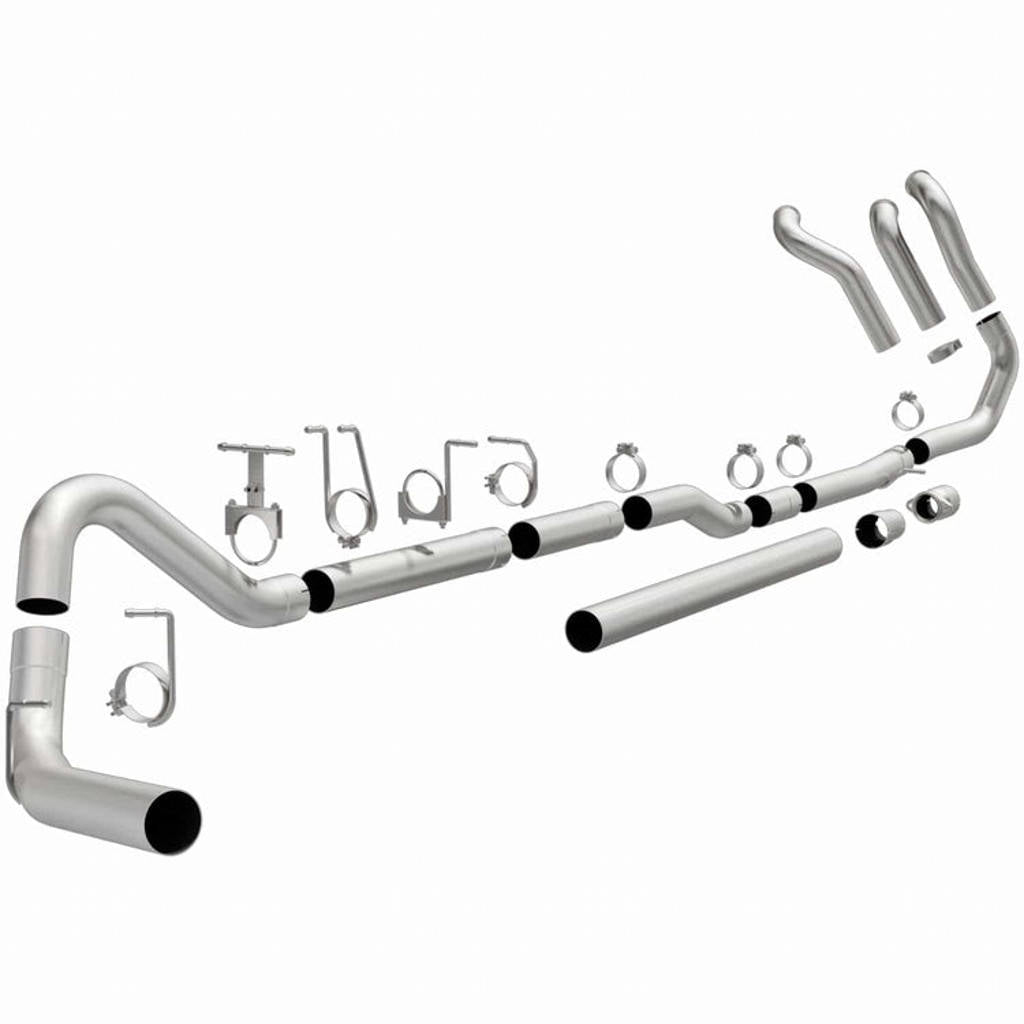 MAGNAFLOW 17878 Custom Builder Pipe Kit Diesel 4in Turbo-Back for FORD F-250 Super Duty 1999-2003 Photo-0 