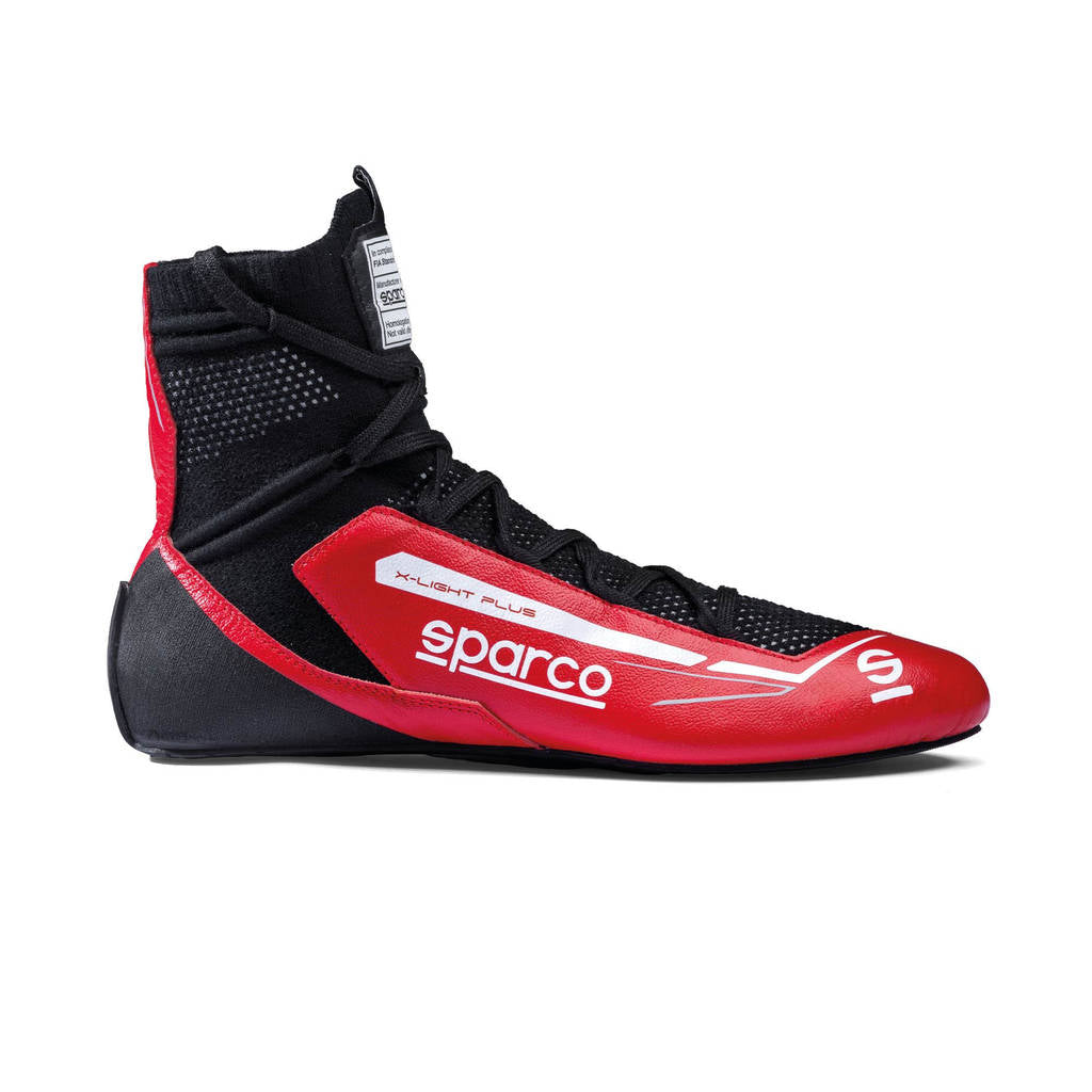 SPARCO BRB0003B0R27043 Racing Shoes X-Light Plus, Red / Black, Size 43 Photo-1 
