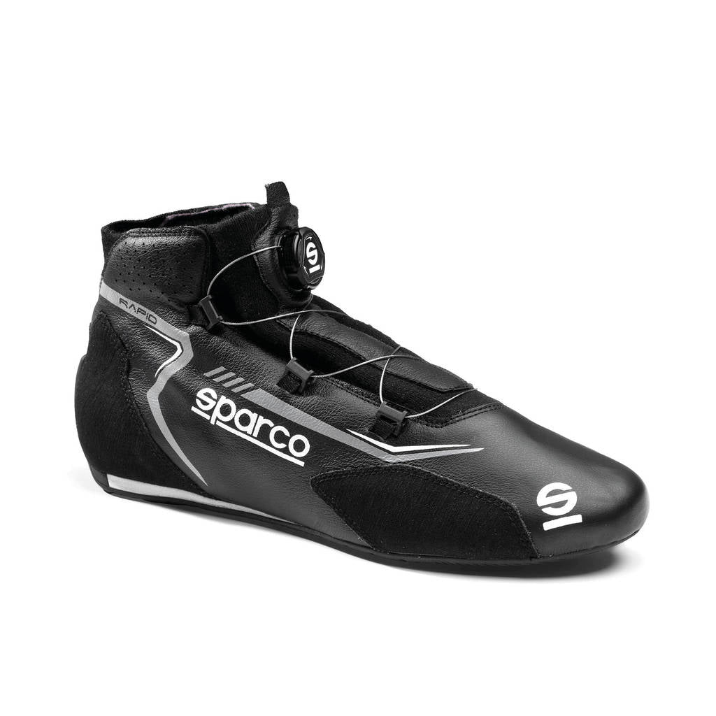 SPARCO BRB0002B0K10040 Racing Shoes Rapid Rotor, Black / Grey, Size 40 Photo-0 