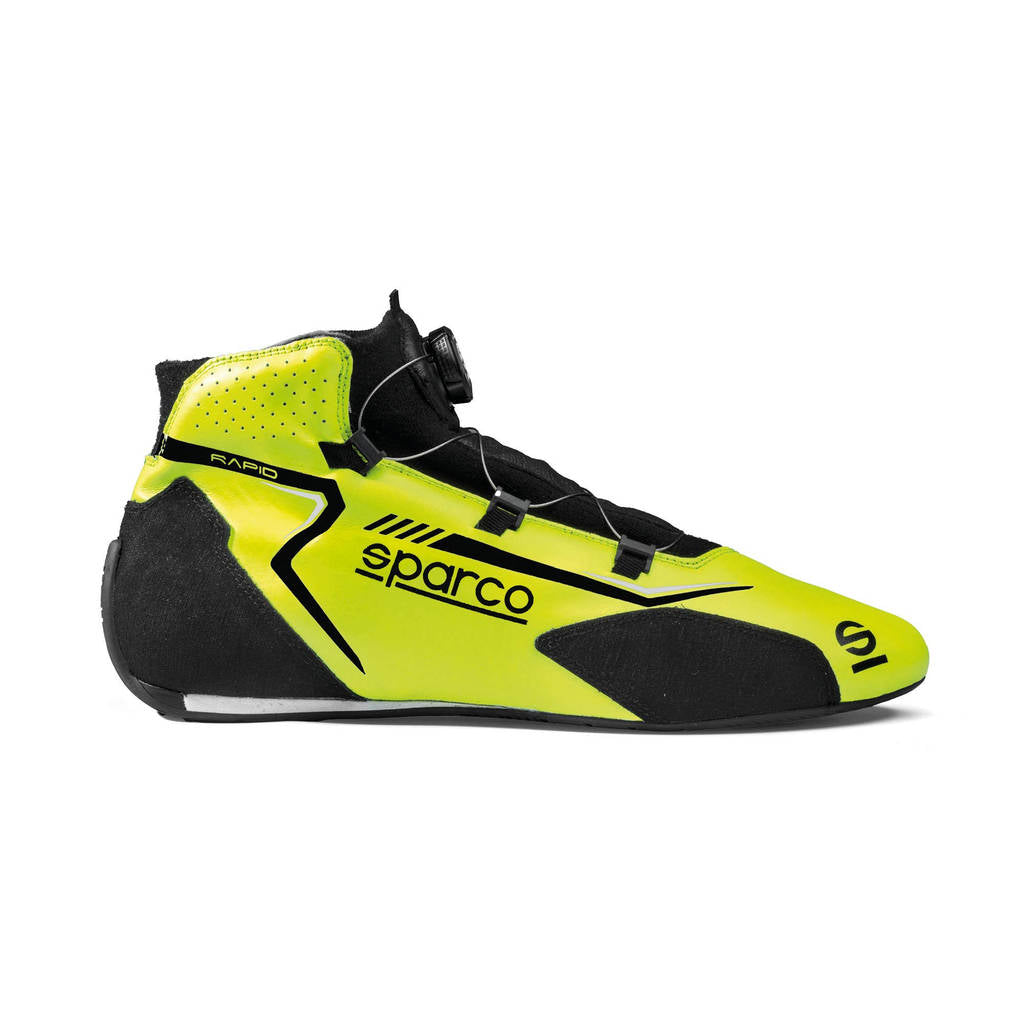 SPARCO BRB0002B0Y04046 Racing Shoes Rapid Rotor, Fluo Yellow / Black, Size 46 Photo-1 