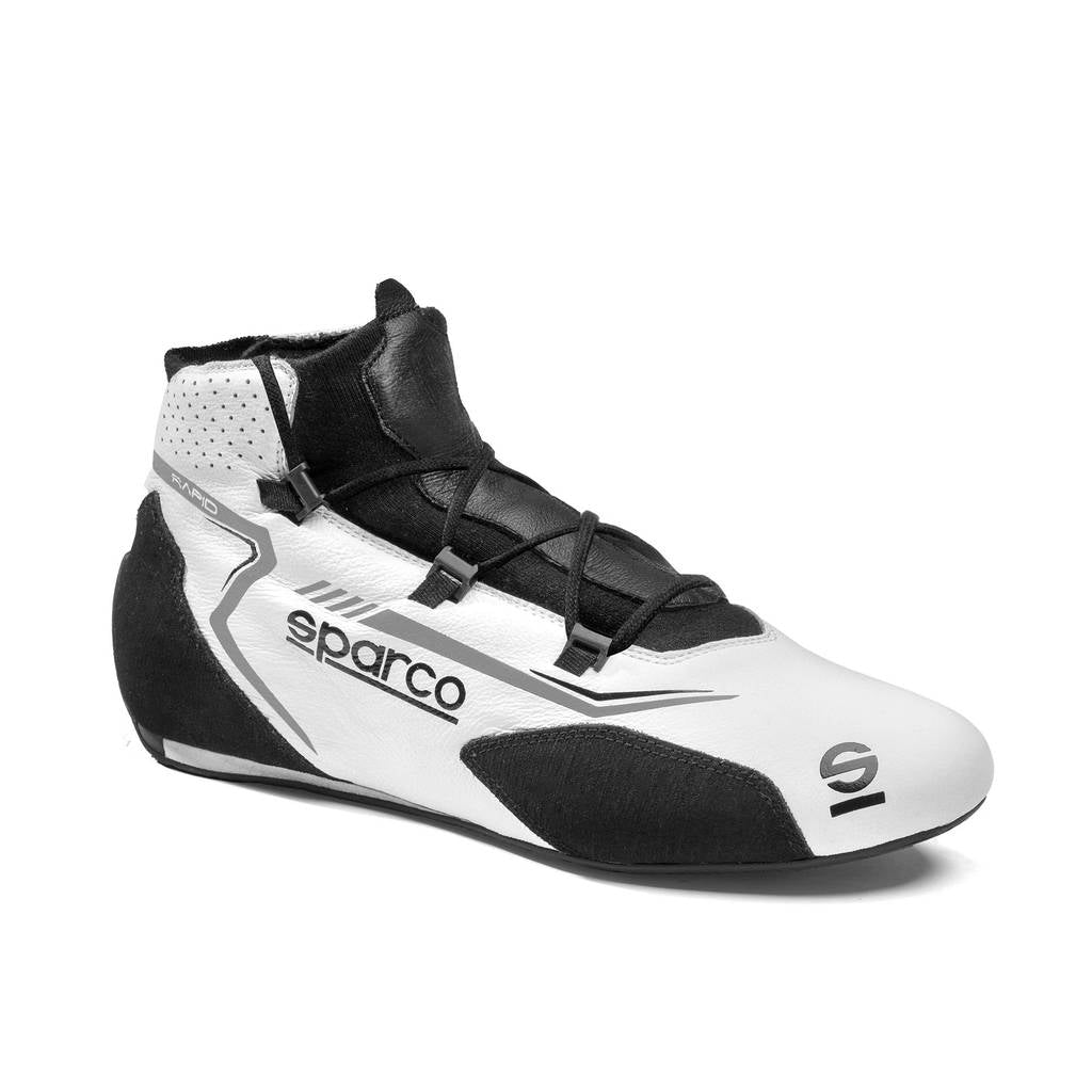 SPARCO BRB0006B0W01037 Racing Shoes Rapid Laces, White, Size 37 Photo-0 