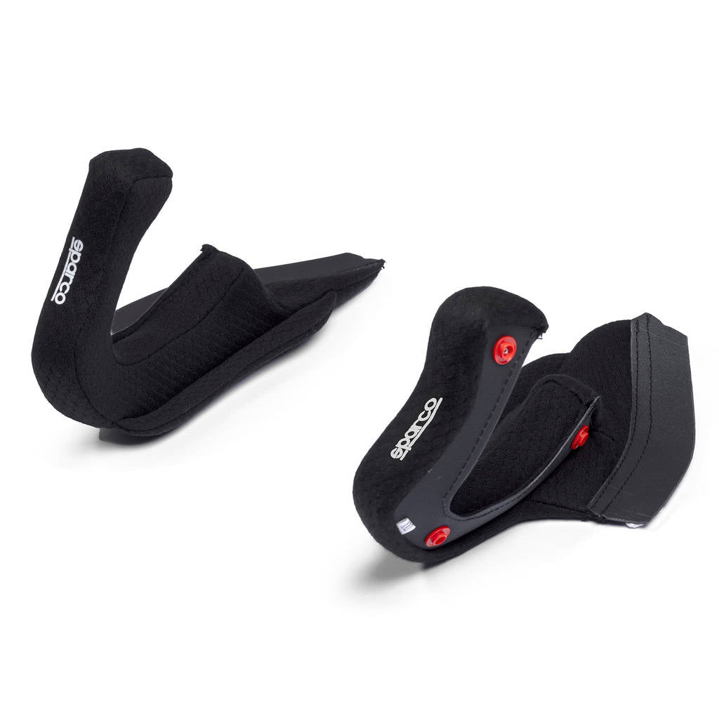 SPARCO BRA0011B0K012XL Cheek Padding for Flux RJ / RJ-I Helmet, Black, Size 2XL Photo-0 