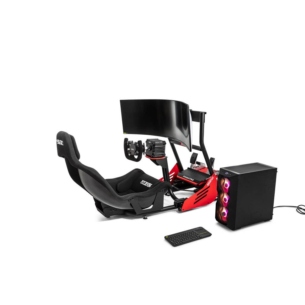 SPARCO BGD0003B0K0100N Formula Driving Simulator Evolve GP Rig II, Black Photo-0 