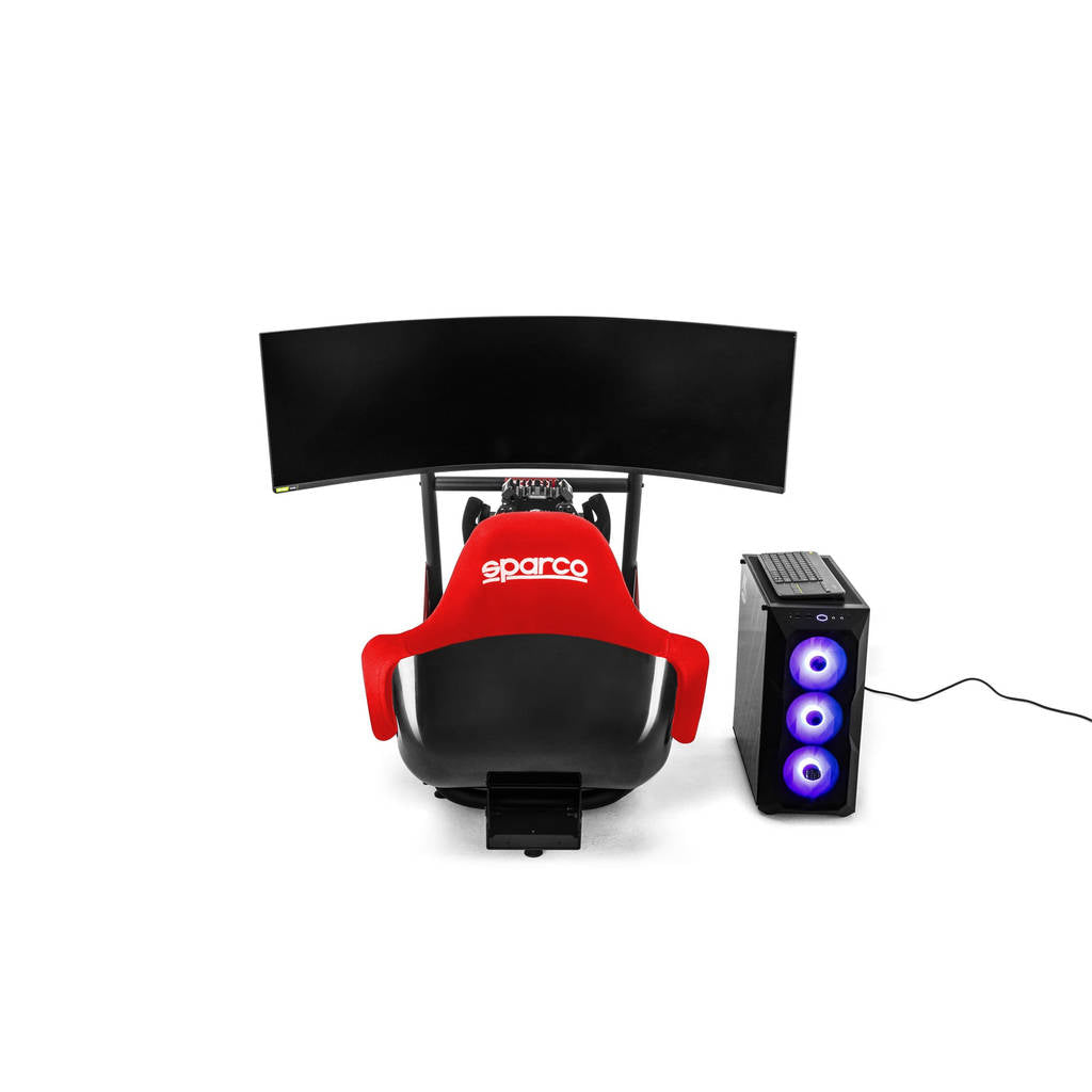 SPARCO BGD0003B0R0100N Formula Driving Simulator Evolve GP Rig II, Red Photo-1 