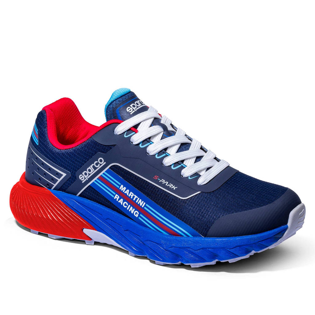 SPARCO BTB0008D0N31046 Mechanic's Shoes S-Park Martini Racing Sardinia, Navy Blue / Red, Size 46 Photo-2 
