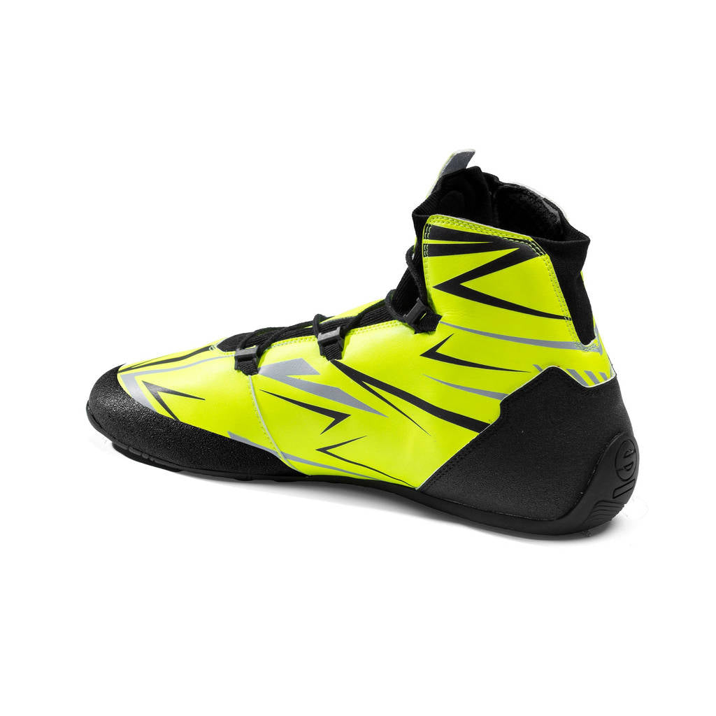 SPARCO BKB0003B0Y04037 Karting Shoes K-Rapid Laces, Fluo Yellow / Black, Size 37 Photo-2 