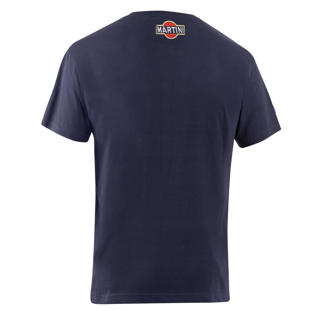 SPARCO BML0007D0N0200L T-Shirt Martini Racing Top Stripes, Navy Blue, Size L Photo-1 