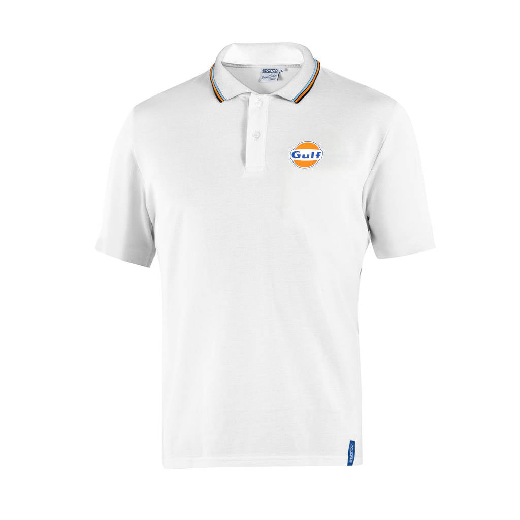 SPARCO BML0003S0W013XL Polo Piquet Sparco-Gulf, White, Size 3XL Photo-0 