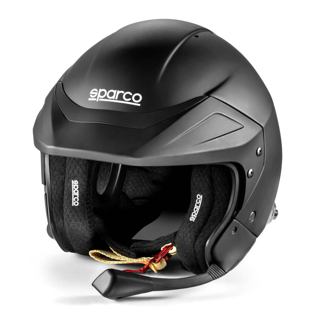 SPARCO BRH0005B0K122XL Open-Face Helmet Flux RJ-i 8859-2024, Black / Red, Size 2XL Photo-0 