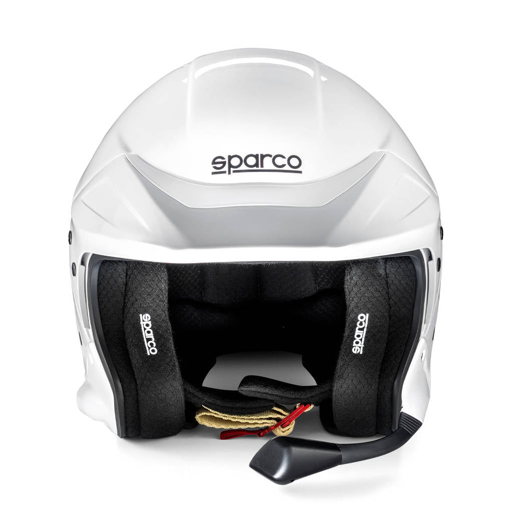 SPARCO BRH0005B0W010XS Open-Face Helmet Flux RJ-i 8859-2024, White, Size XS Photo-1 