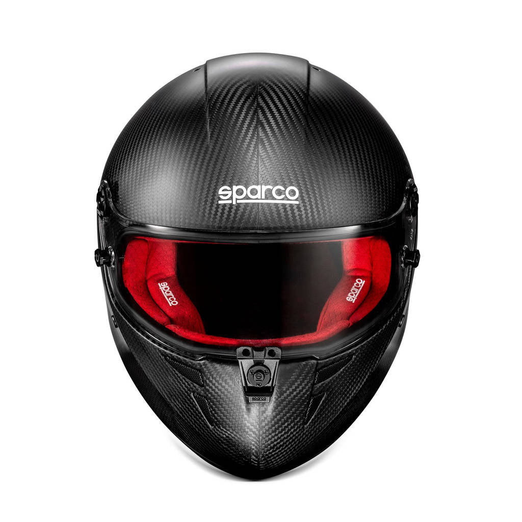 SPARCO BRH0003B0R0100L Full-Face Helmet Stealth RF Carbon 8859-2024, Red, Size L Photo-0 