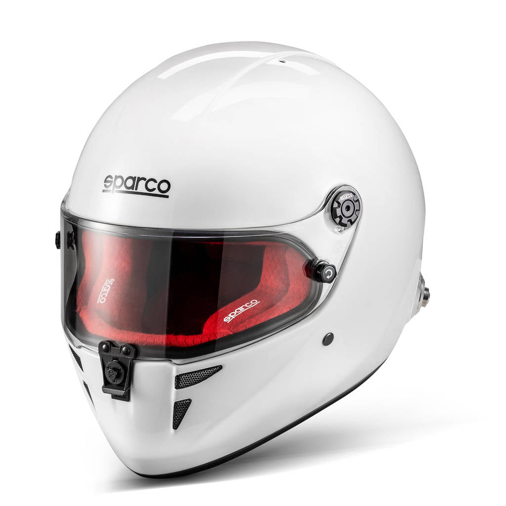 SPARCO BRH0007B0W0900L Full-Face Helmet Stealth RF 8859-2024, White / Red, Size L Photo-0 