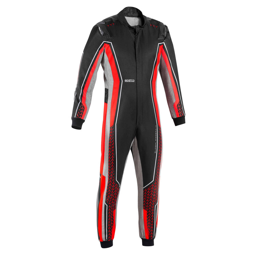 SPARCO BKS0012B0K12048 Karting Suit Superleggera-K, Black / Red, Size 48 Photo-0 