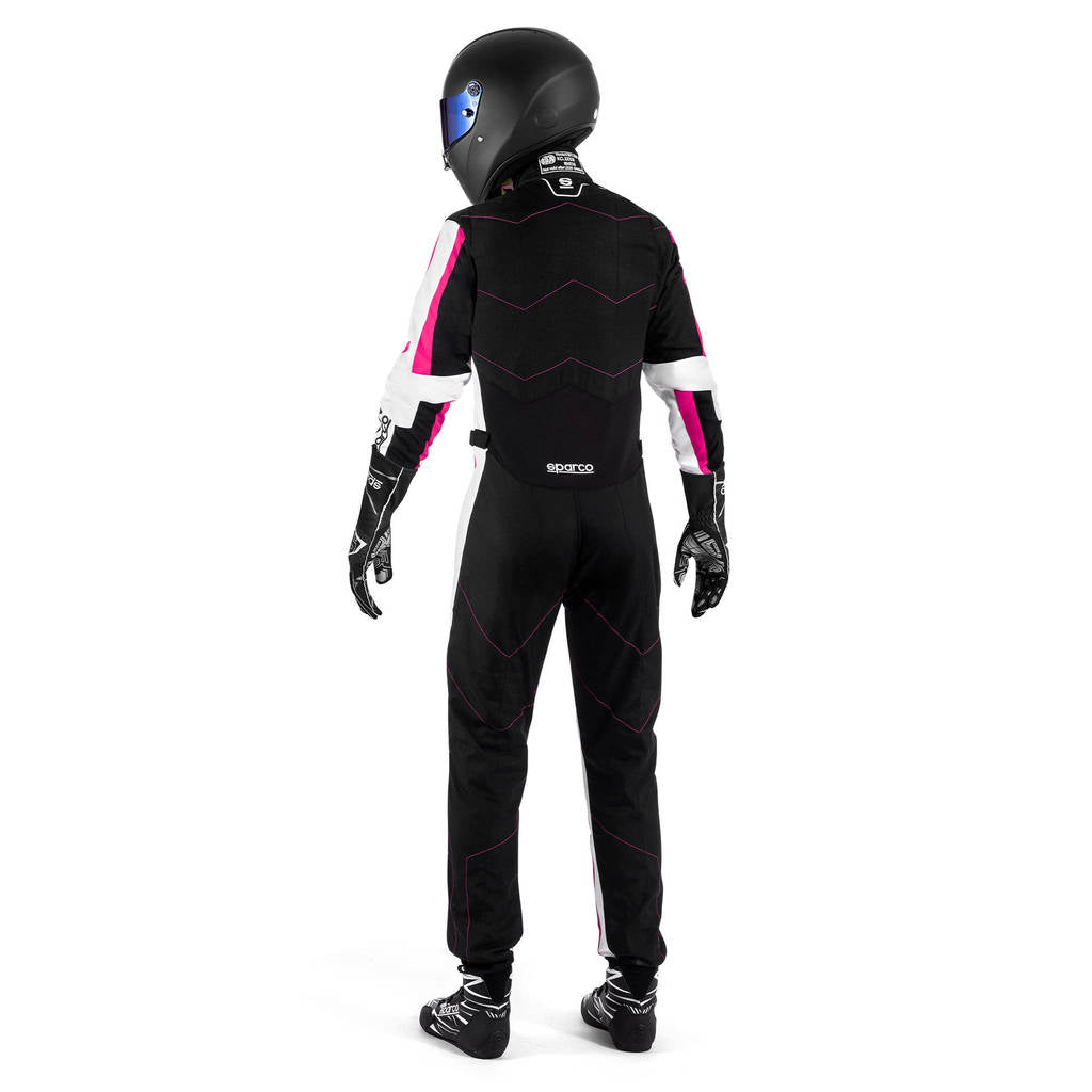 SPARCO BKS0013B0K07150 Child Karting Suit Kerb Advanced Lady, Black / Fuchsia, Size 150 Photo-1 
