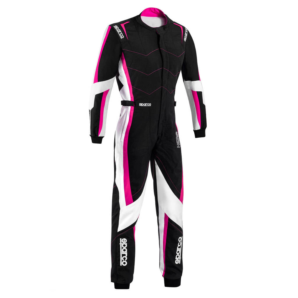 SPARCO BKS0013B0K072XS Karting Suit Kerb Advanced Lady, Black / Fuchsia, Size 2XS Photo-0 