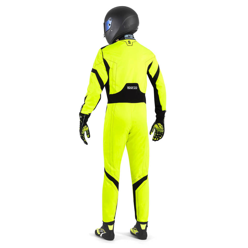 SPARCO BKS0010B0Y0400L Karting Suit Thunder Advanced, Fluo Yellow / Black, Size L Photo-2 