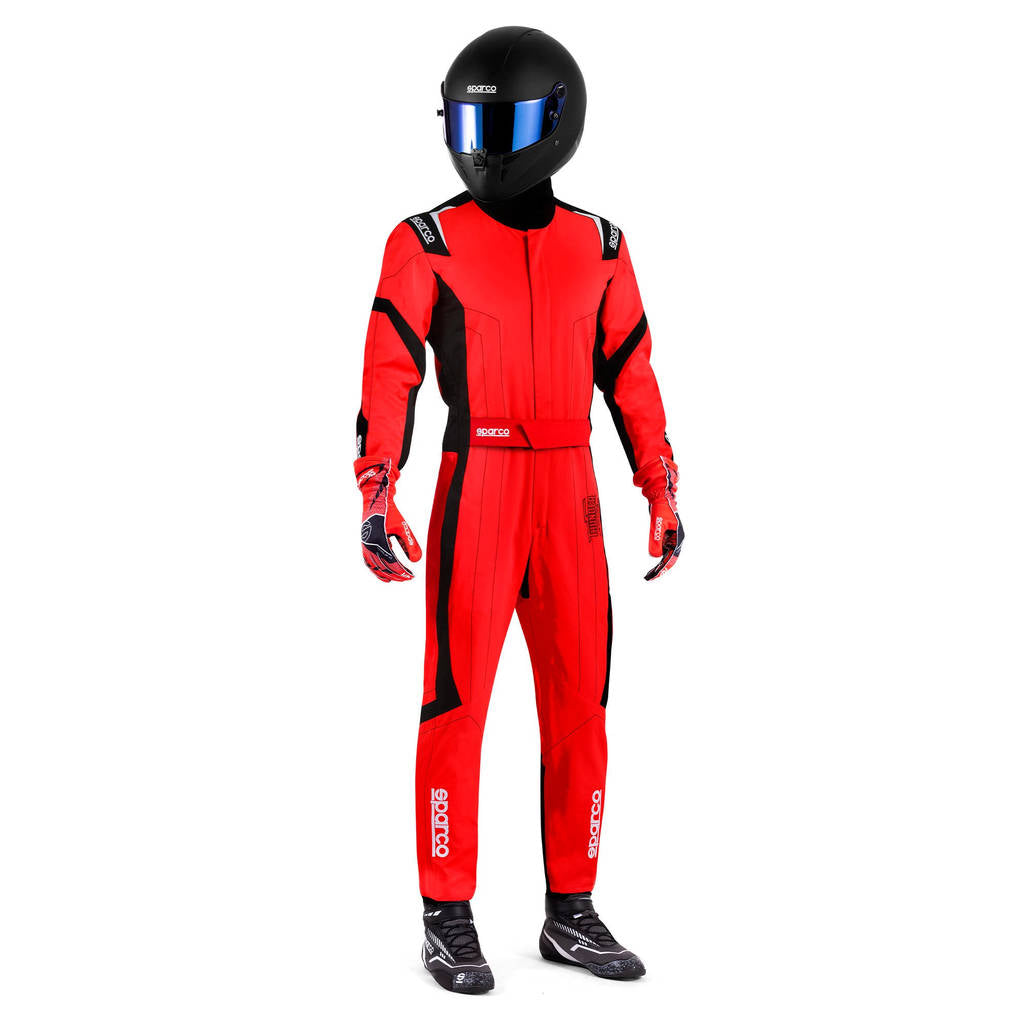 SPARCO BKS0010B0R272XL Karting Suit Thunder Advanced, Red / Black, Size 2XL Photo-0 