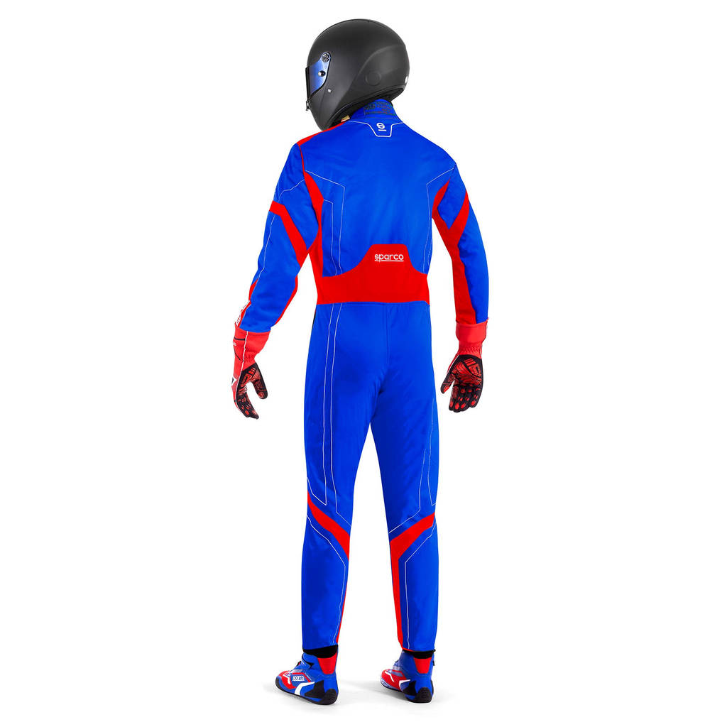 SPARCO BKS0010B0B220XL Karting Suit Thunder Advanced, Light Blue / Red, Size XL Photo-1 