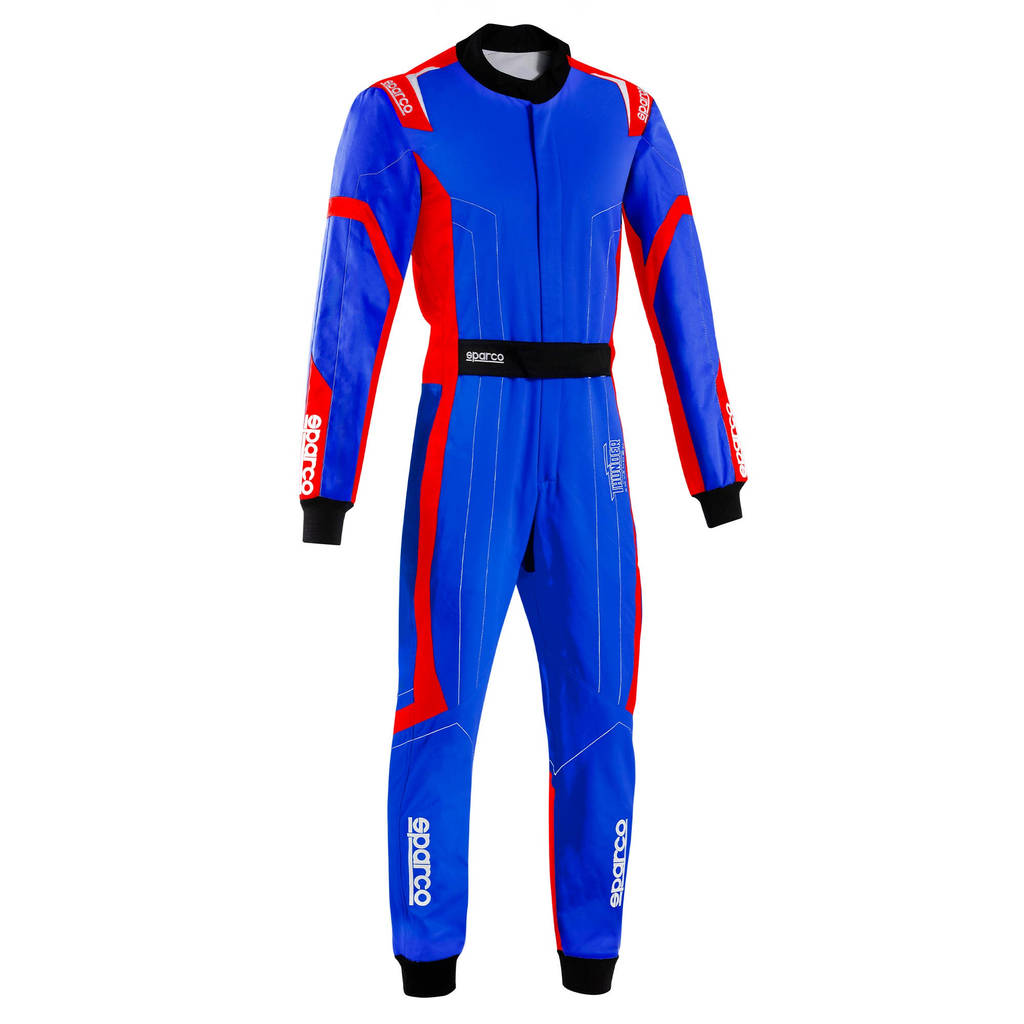 SPARCO BKS0010B0B222XL Karting Suit Thunder Advanced, Light Blue / Red, Size 2XL Photo-2 
