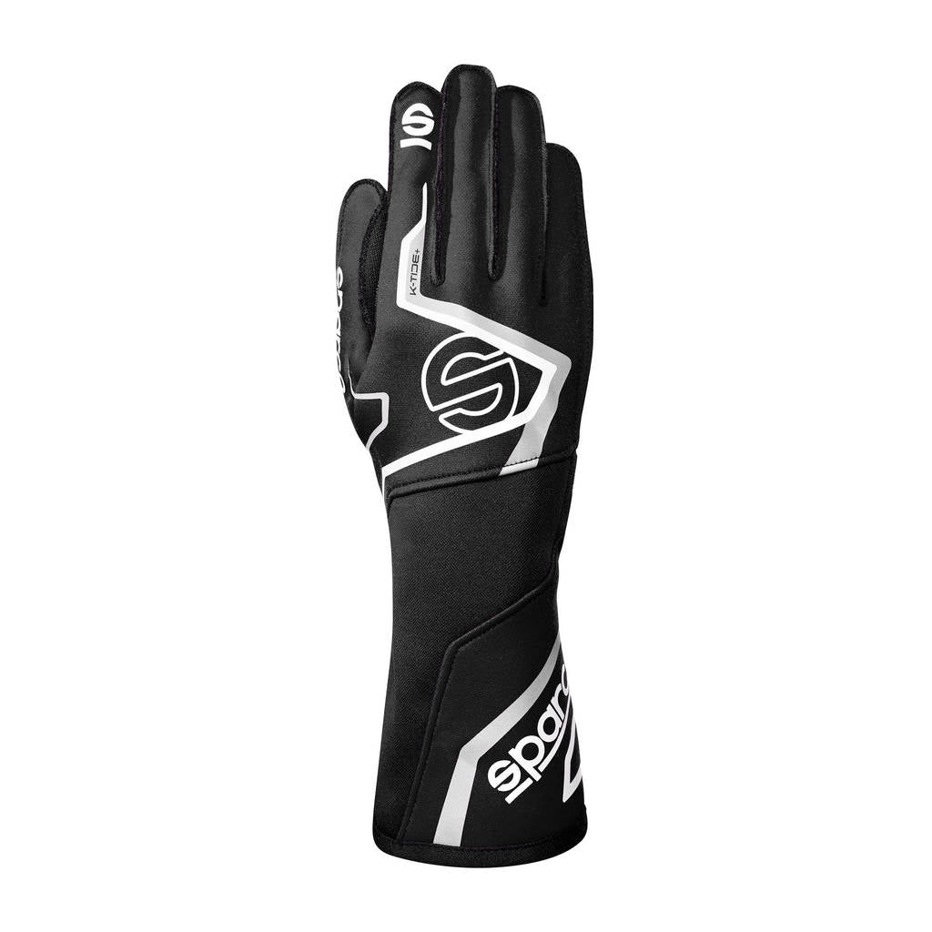 SPARCO BKG0002B0K01013 Karting Gloves K-Tide+ (FIA 8877-2022), Black, Size 13 Photo-0 