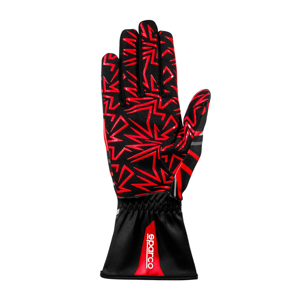 SPARCO BKG0001B0K12009 Karting Gloves K-Rookie, Black / Red, Size 9 Photo-1 