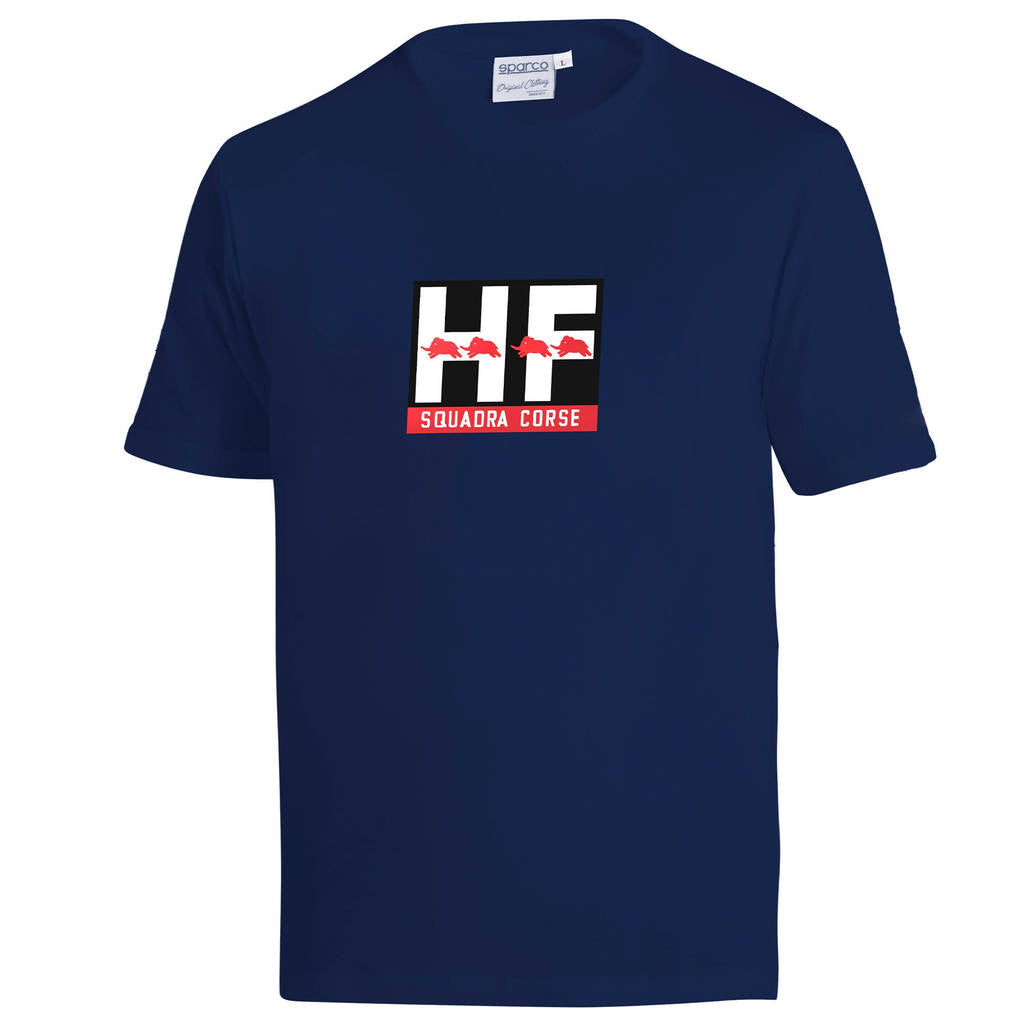 SPARCO BML0012N0N0200M T-Shirt Lancia Squadra Corse, Navy Blue, Size M Photo-0 