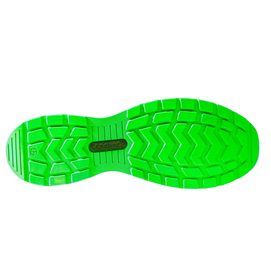 SPARCO BTB0002B0K15045 Shoes Traction Sanyo, Black / Fluo Green, Size 45 Photo-0 