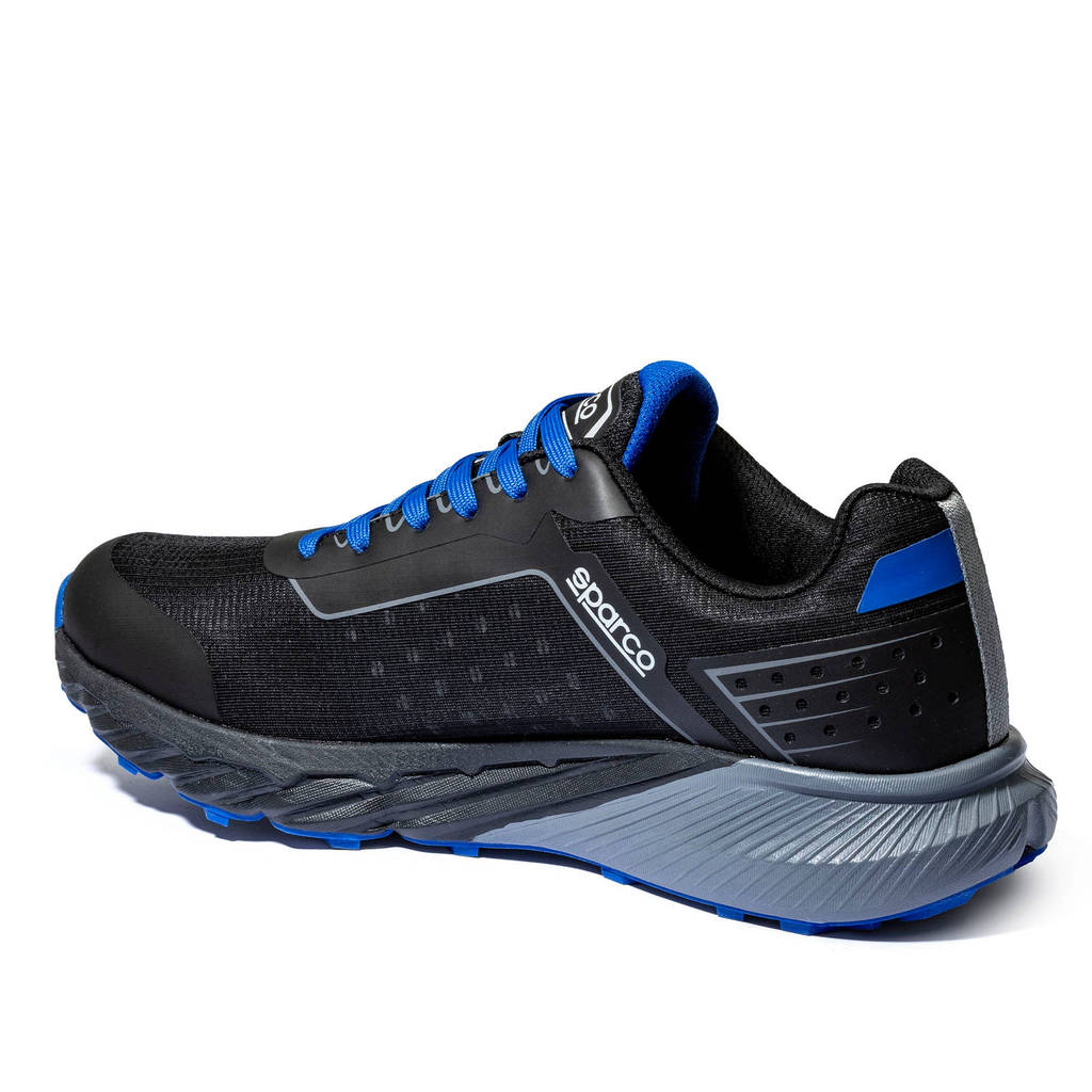 SPARCO BTB0007B0K05042 Mechanics Shoes S-Park Gap, Black / Light Blue, Size 42 Photo-1 