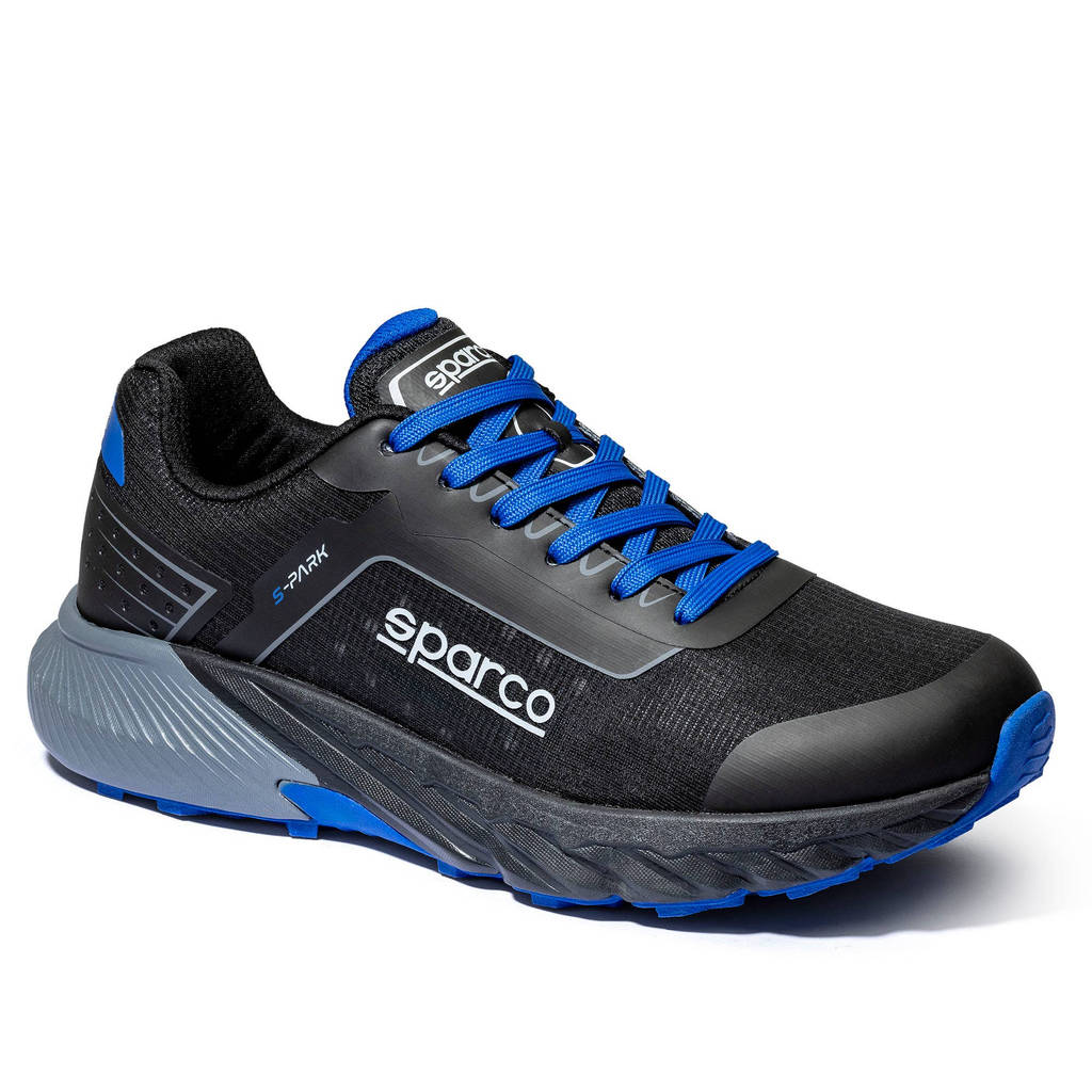 SPARCO BTB0007B0K05042 Mechanics Shoes S-Park Gap, Black / Light Blue, Size 42 Photo-2 