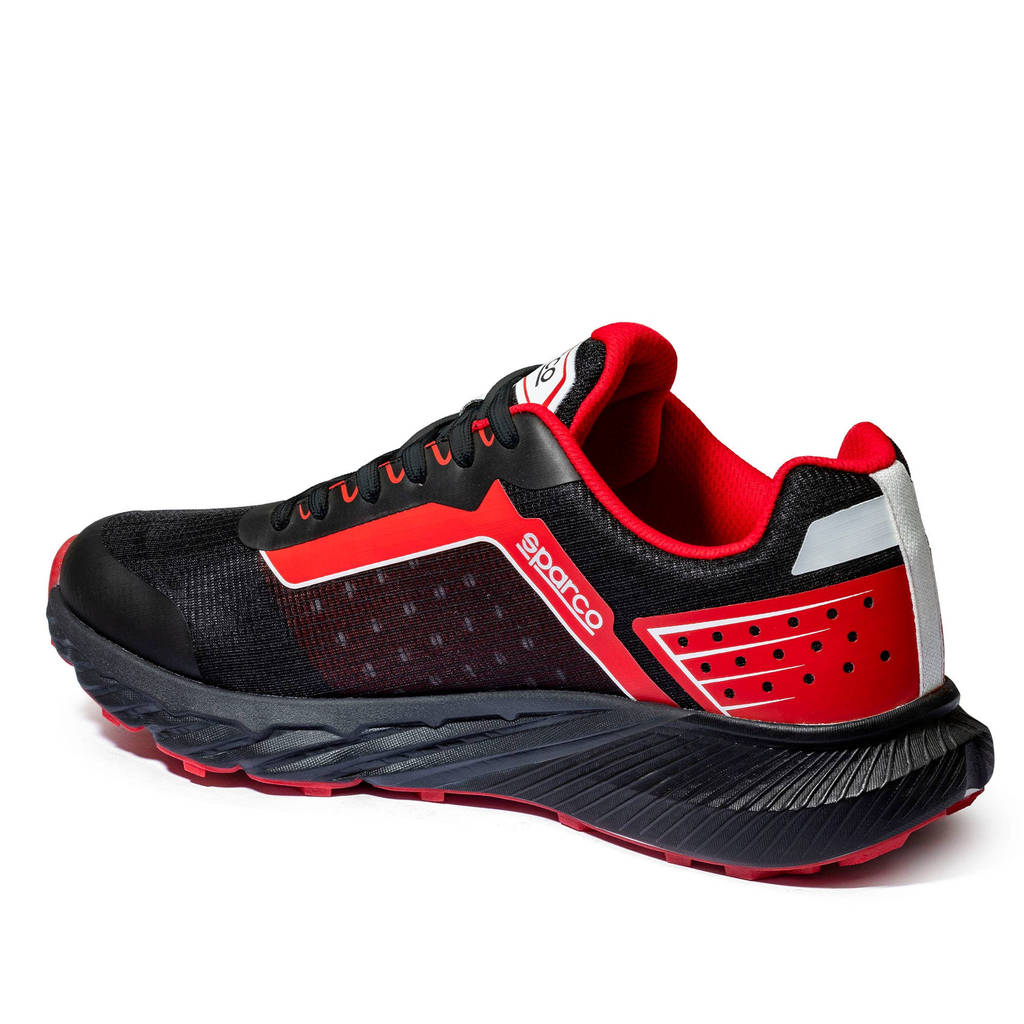SPARCO BTB0007B0K12044 Mechanics Shoes S-Park Sepang, Black / Red, Size 44 Photo-1 