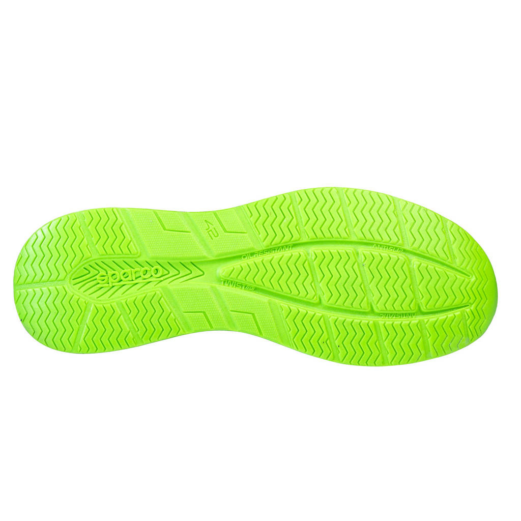 SPARCO BTB0013B0E54048 Shoes Impulse Lucas S3S, Dark Grey / Fluo Green, Size 48 Photo-2 